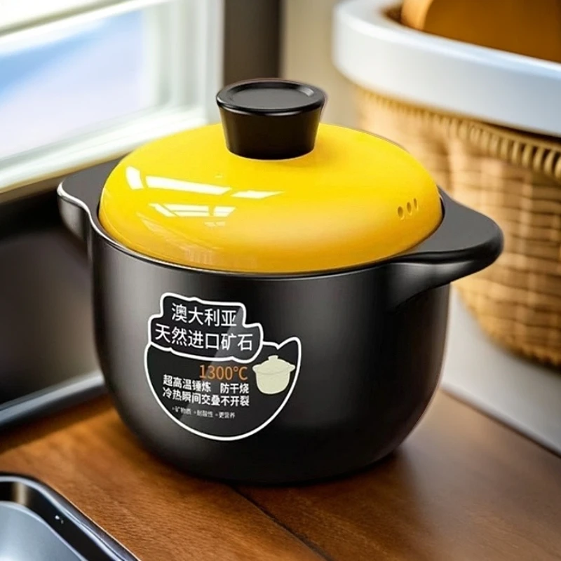 煲汤家用燃气干烧锅耐高温陶瓷烫明火直烧煲煤气灶汤煲煲仔