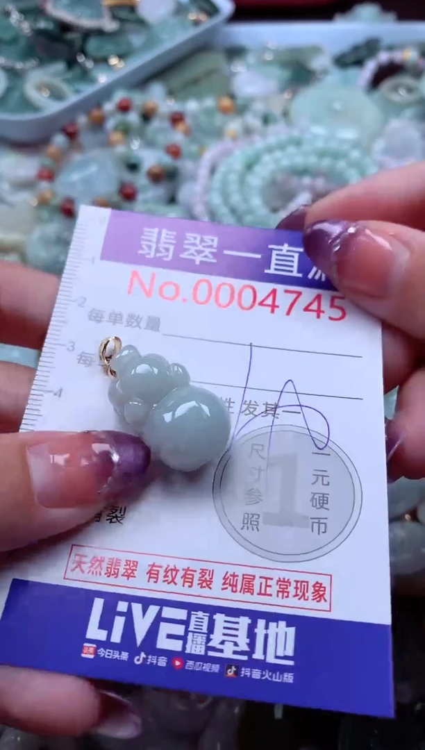 翡翠未镶嵌吊坠(不含链)4745