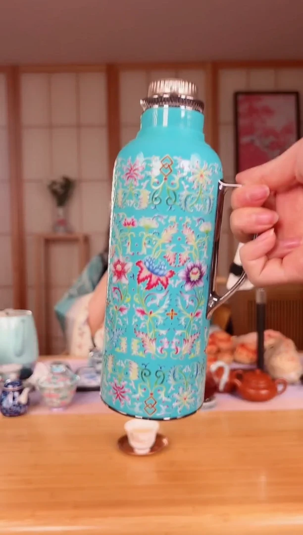 乐*松石绿传家壶小号