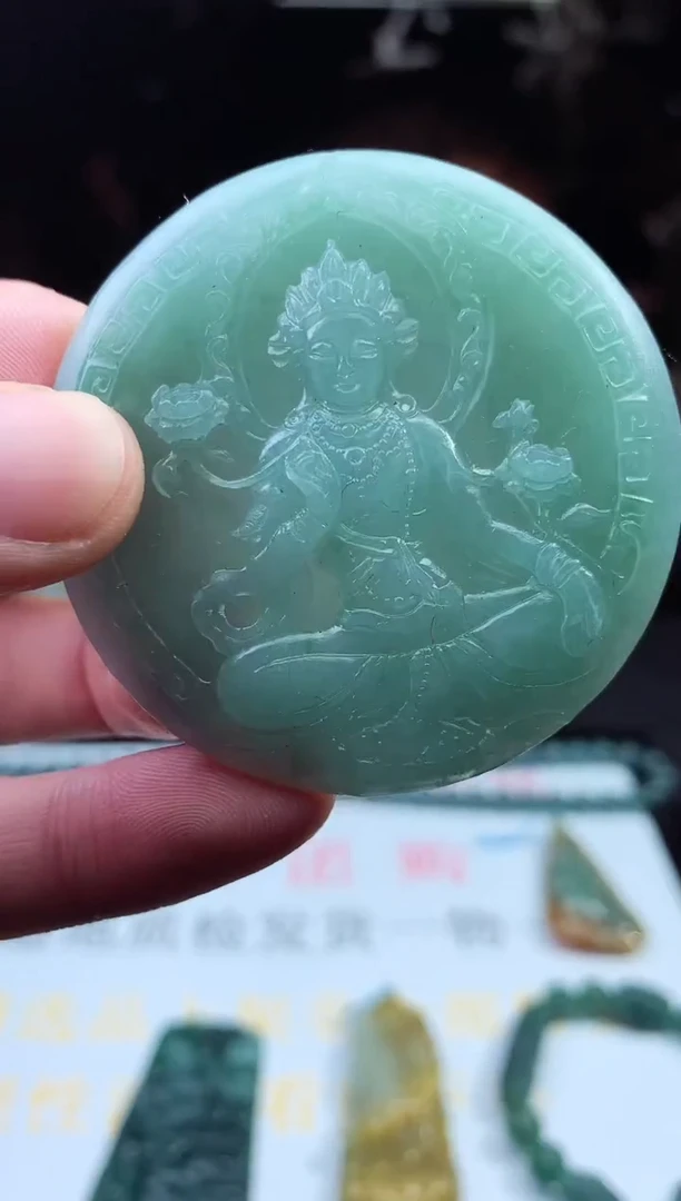 未镶嵌定制翡翠天然A货翡翠拍一发一