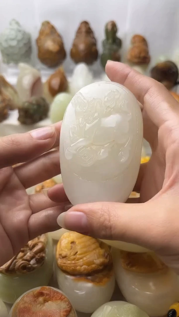 石材方解石棉纹正常不退换牛