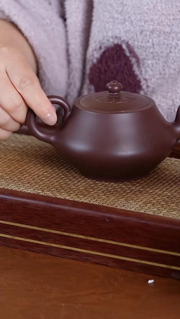 【闪购商品】紫砂茶壶朱正琴紫泥归真壶