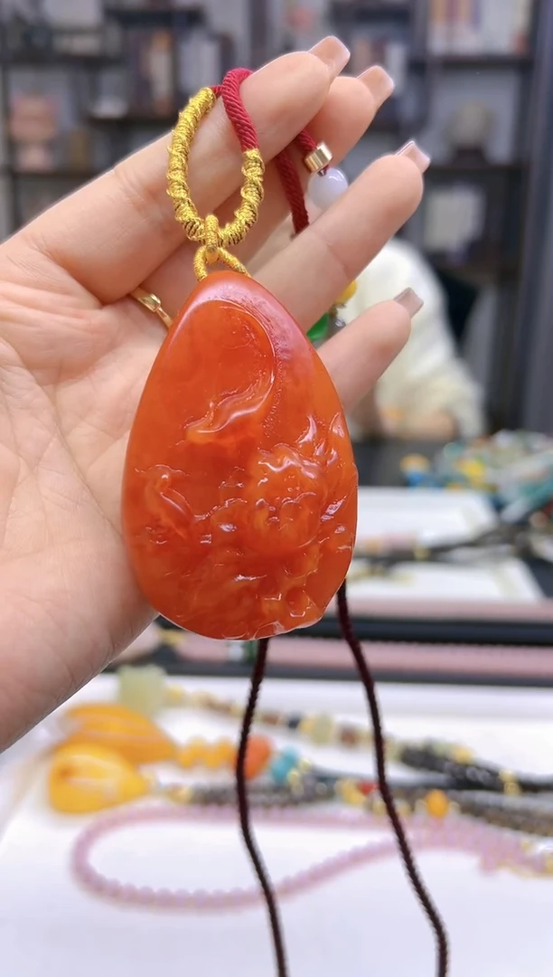 【闪购商品】蜜蜡毛衣链未镶嵌MQ14