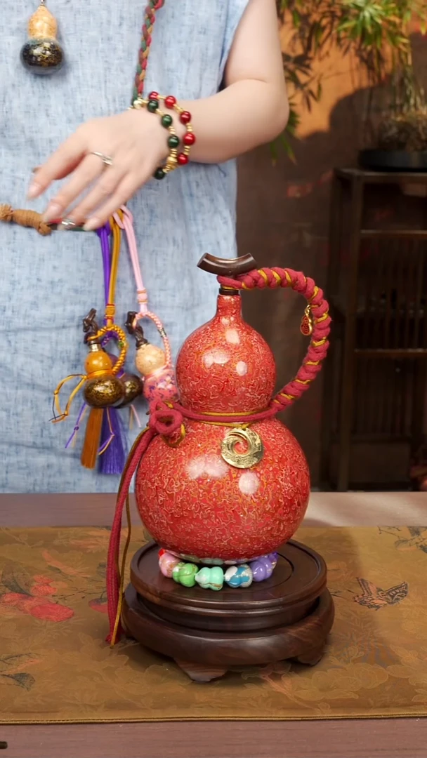 91--高端工艺大漆酒葫芦--328