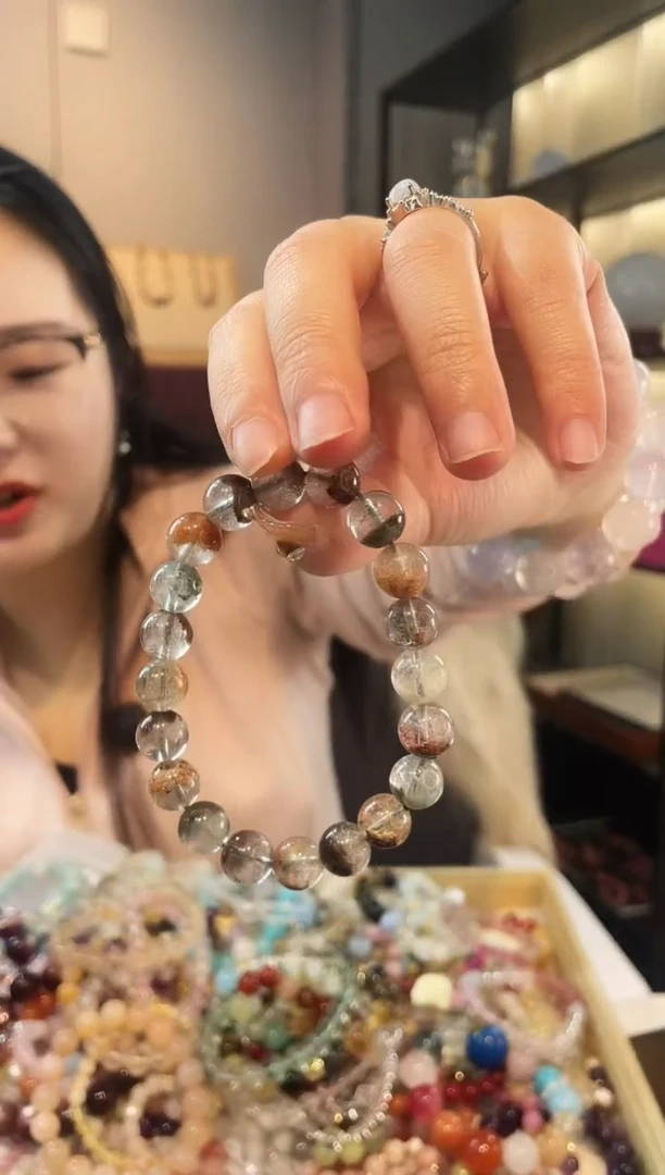 未镶嵌手串水晶四季幽灵手串