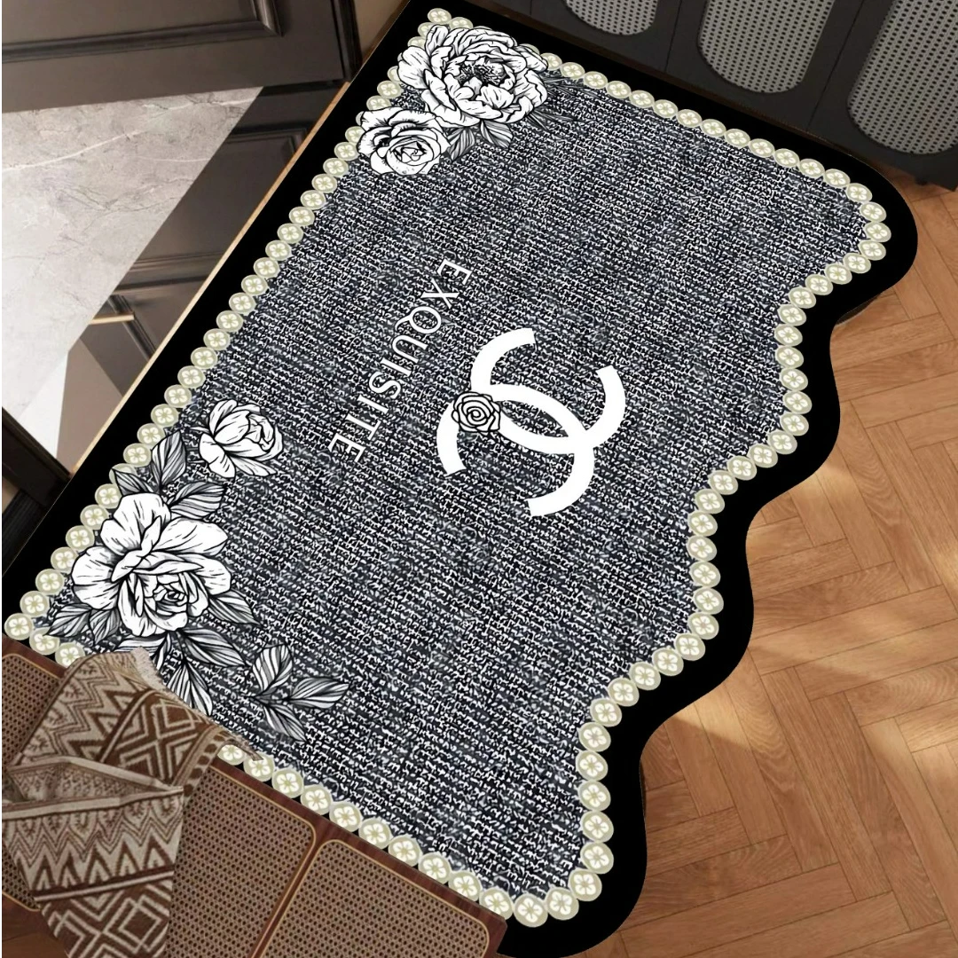 160【50*80】硅藻泥浴室吸水地垫卫生间门口防滑脚垫速干垫子