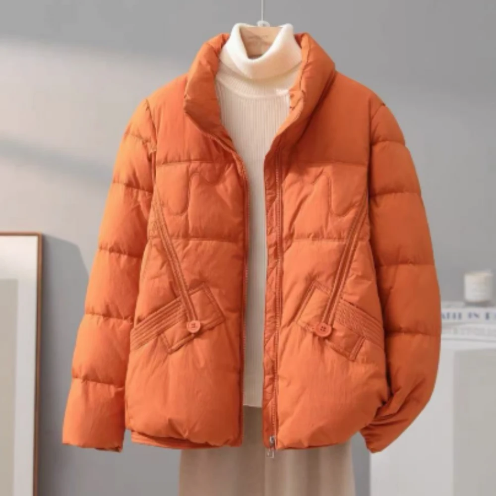 2025年新款时尚百搭女士轻薄羽绒服