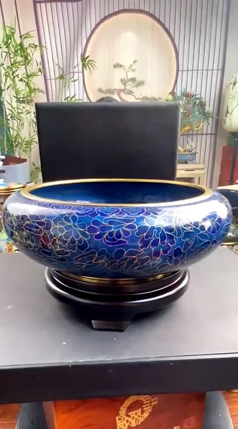 【闪购商品】非遗技艺 景泰蓝水洗蓝万花