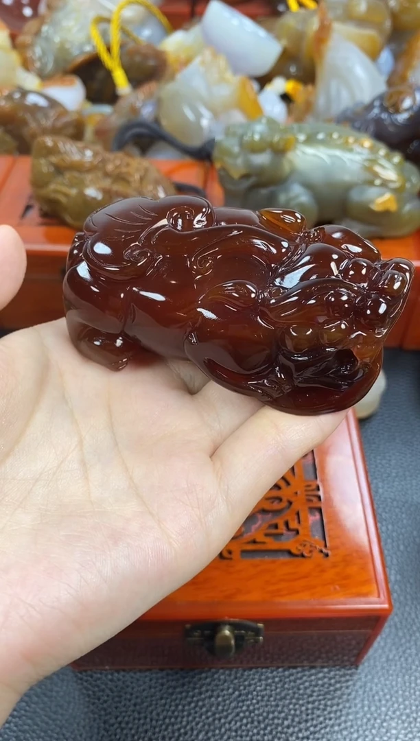 玛瑙/玉髓手把未镶嵌杨****啊1