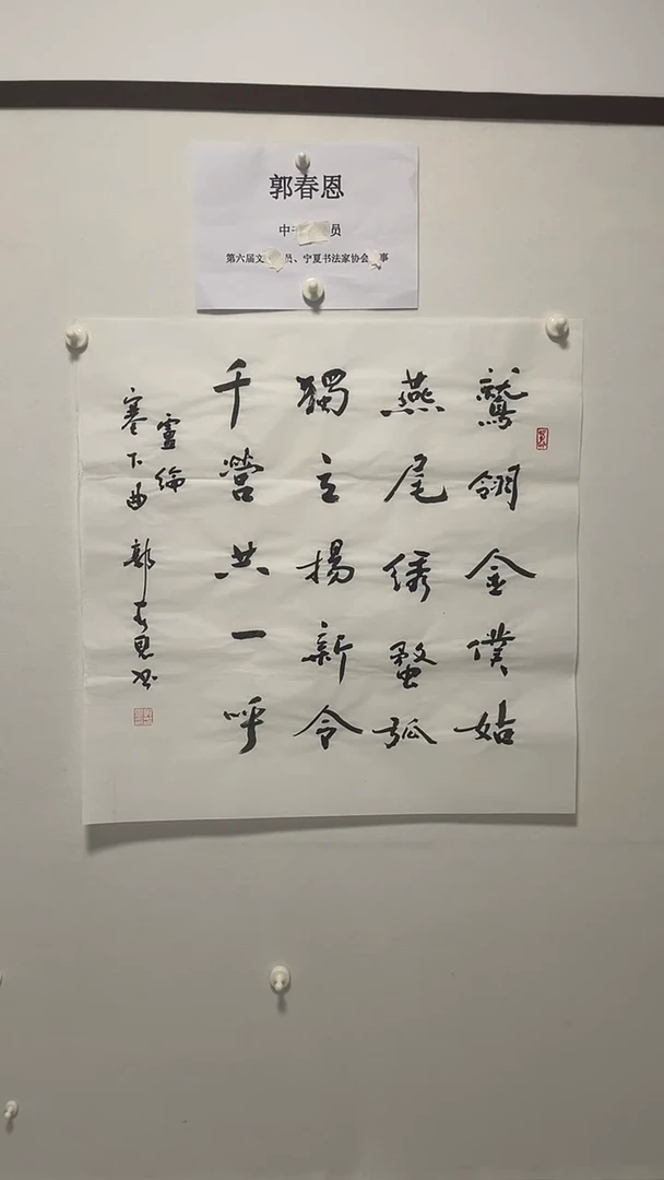 书法书法郭春恩老师