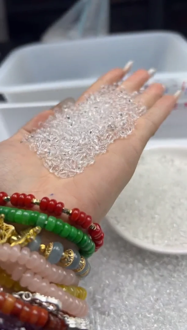 未镶嵌颈饰水晶w927白水晶4mm*100颗