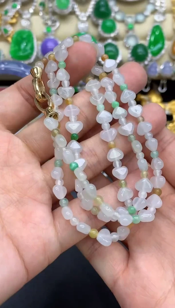 颈饰未镶嵌翡翠145-中国好珍宝