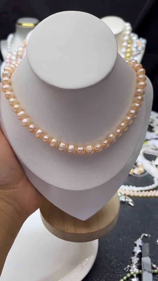 颈饰未镶嵌淡水珍珠多人