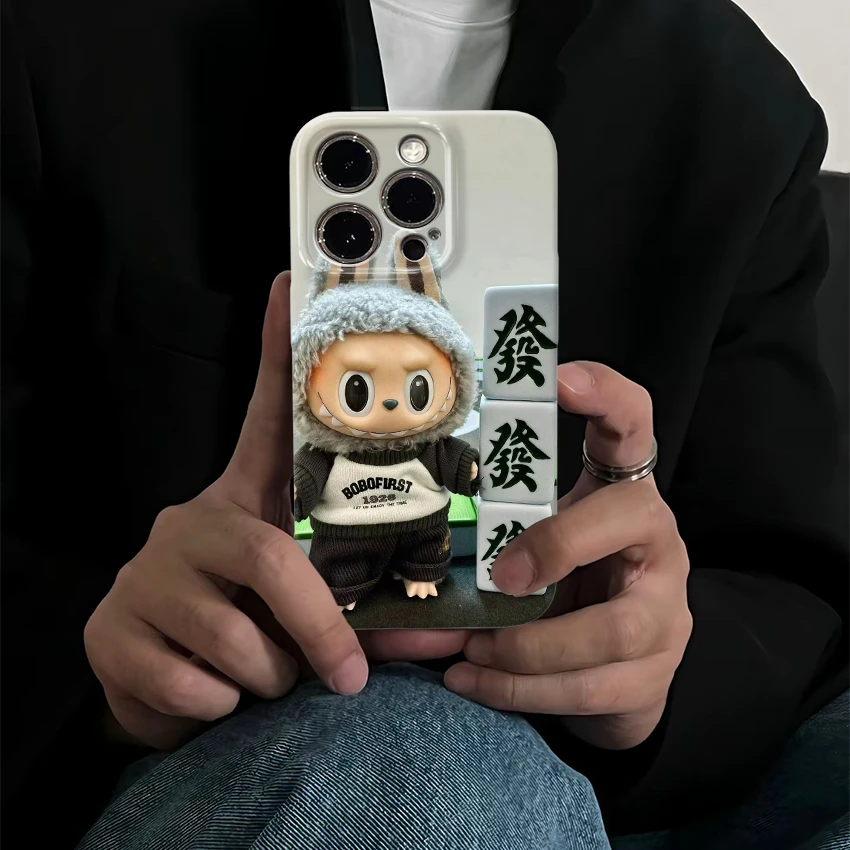小众labubbbu发发发手机壳适用苹果14/华为/荣耀/OPPO/vivo/小米