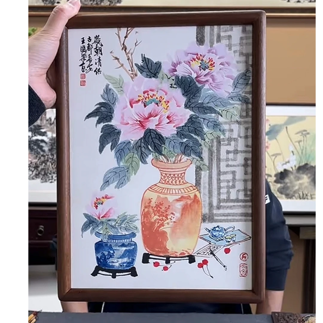 《岁朝清供》23×32花鸟装饰画