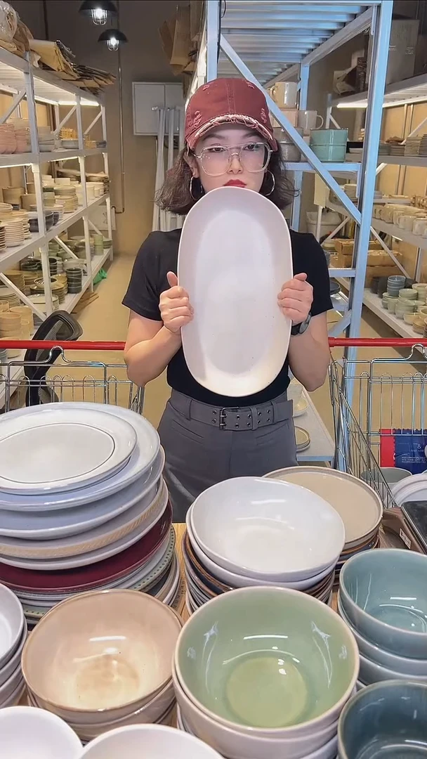 瓷01福利高温釉下彩陶瓷餐具