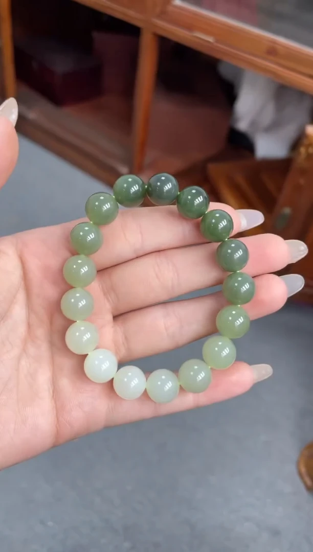 手串未镶嵌和田玉军师玉雕和田玉手串