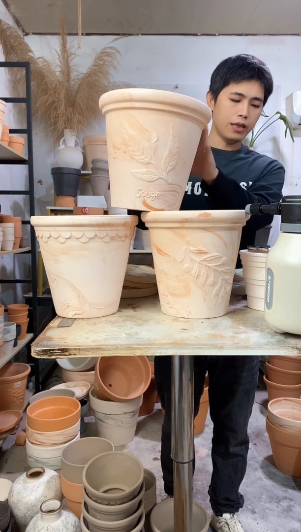 25*23玛奇朵浮雕3图案 3盆无托