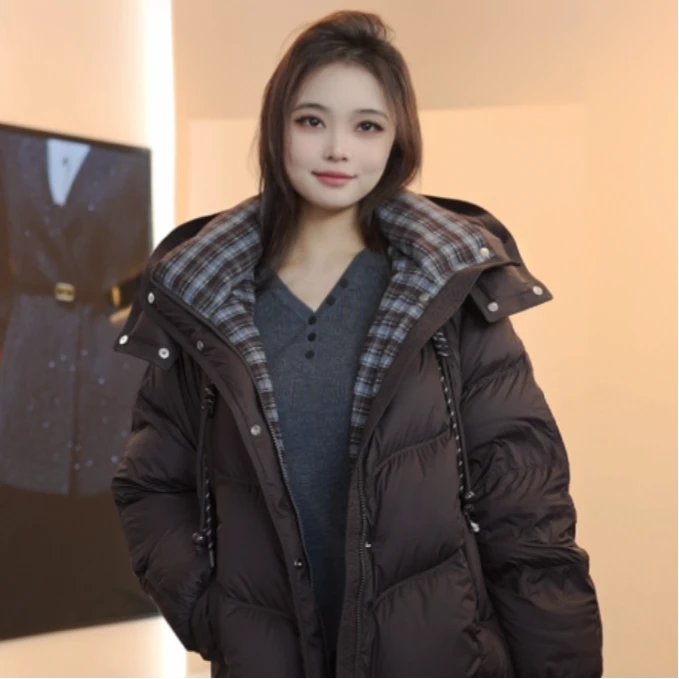 曼德诗2025新款羽绒服D518A187