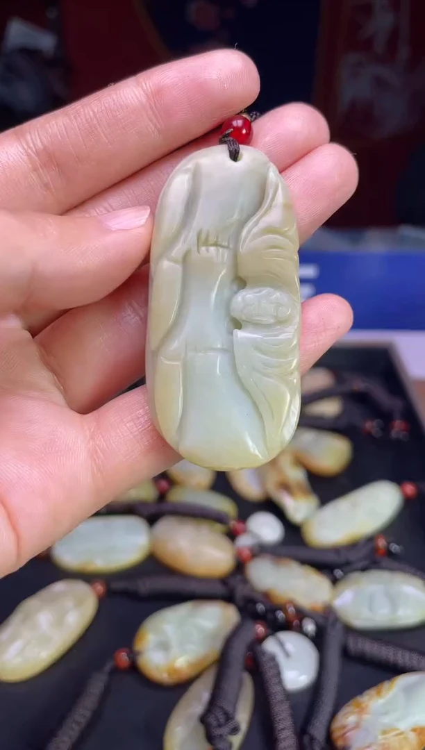 颈饰未镶嵌和田玉123