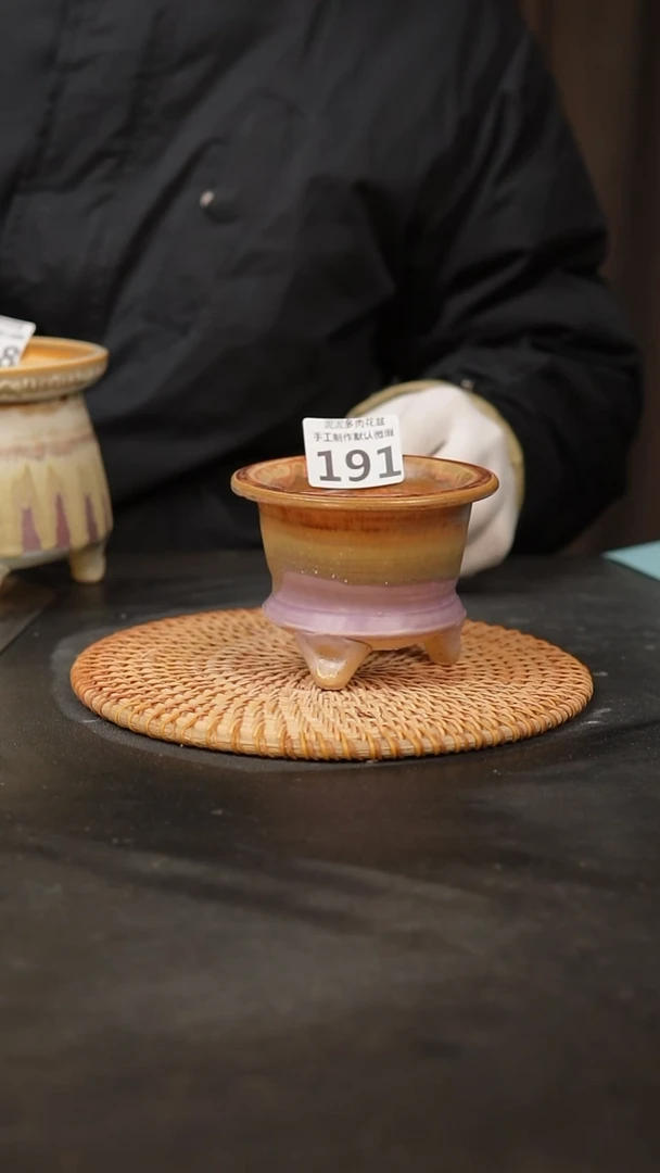 【闪购商品】瓷片191泥泥手工花盆