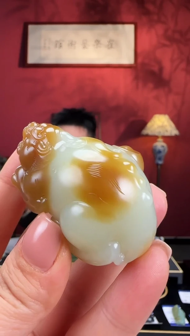未镶嵌和田玉把件m75貔貅