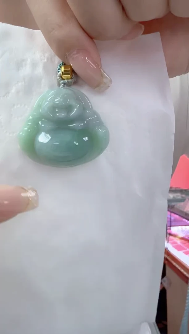 颈饰未镶嵌翡翠佛公（多样性发货发其一）