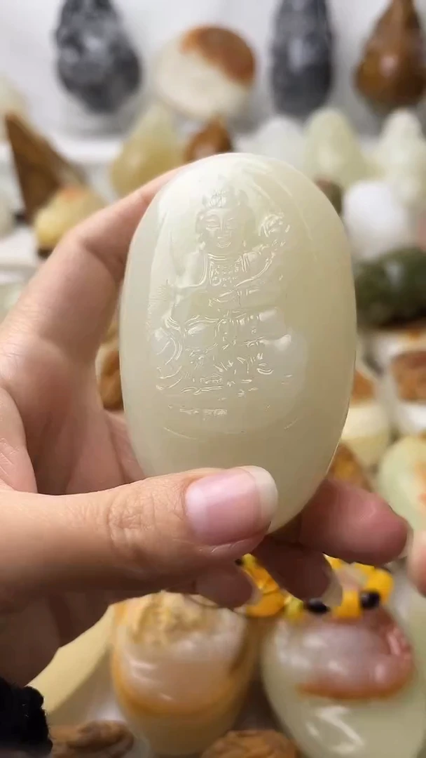 石材古青石棉纹正常不退换普贤菩萨