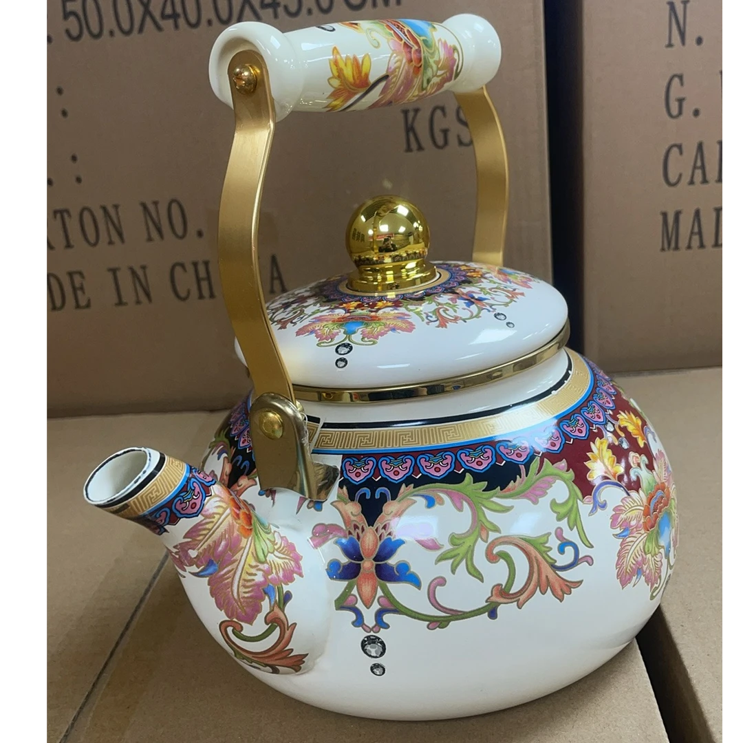 LZ加厚搪瓷冷水壶珐琅欧式茶壶