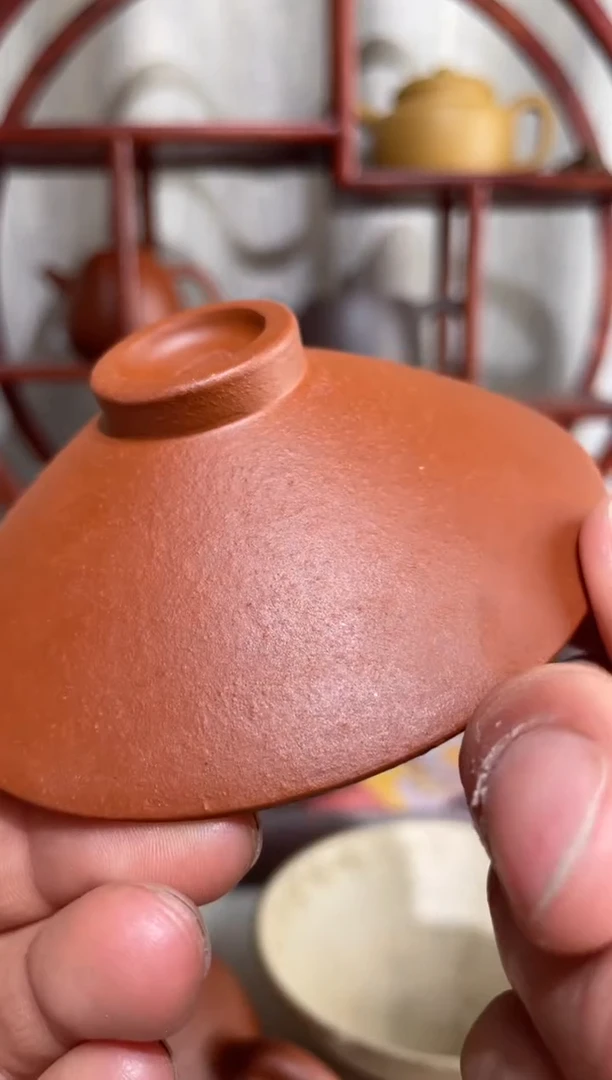 【闪购商品】紫砂茶壶小煤窑红泥斗笠杯