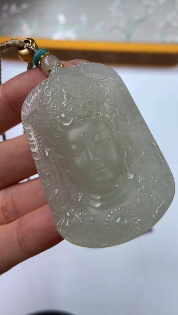 【闪购商品】和田玉挂件未镶嵌276607/观音  多样性一件发