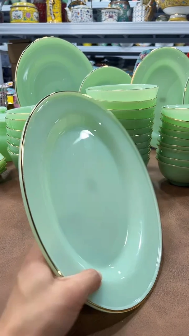 玉瓷 鱼盘1个景德镇陶瓷