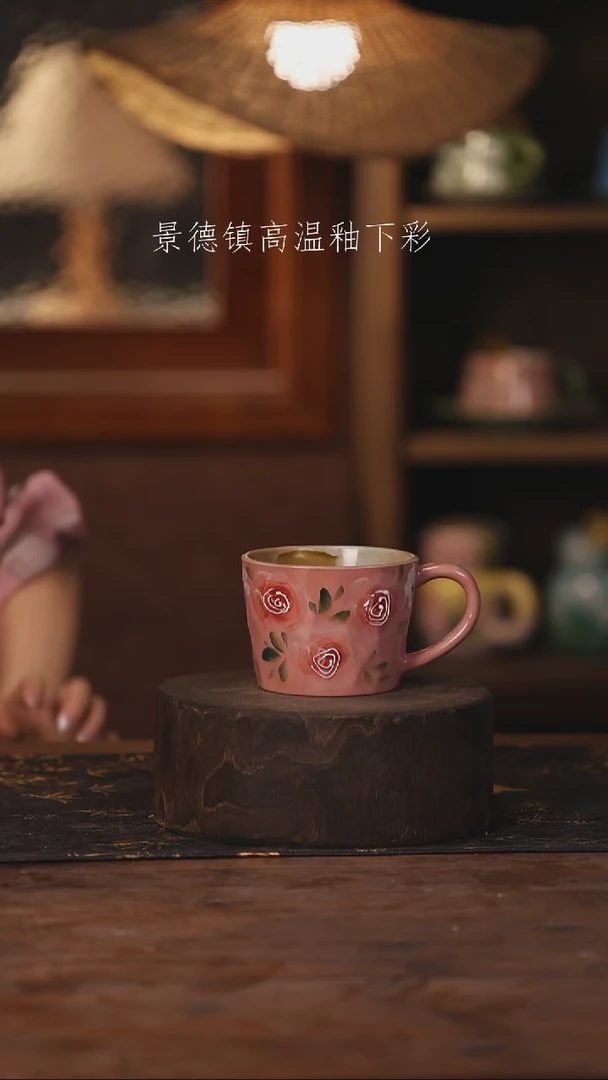 陶瓷景德镇高温釉下手绘陶瓷407
