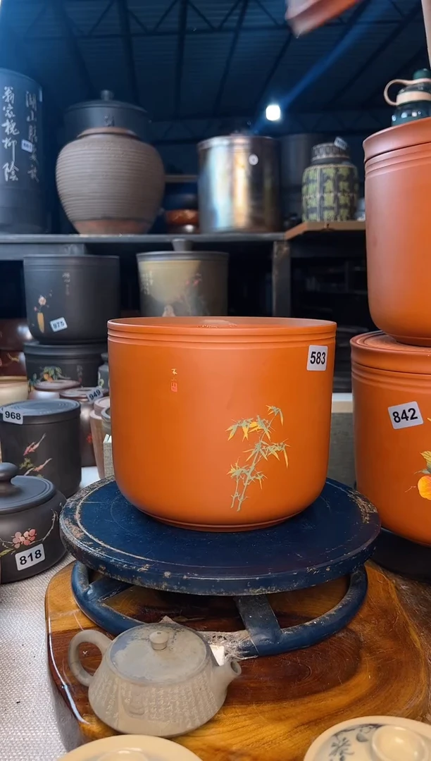 B583号微瑕茶叶罐茶叶罐