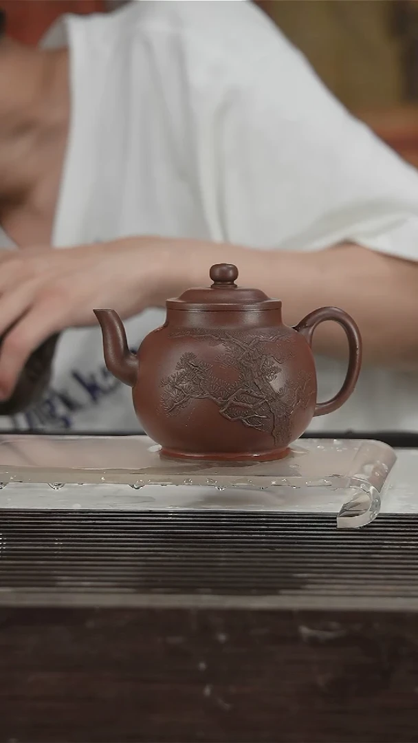 茶壶紫砂独孔壶220CC113号