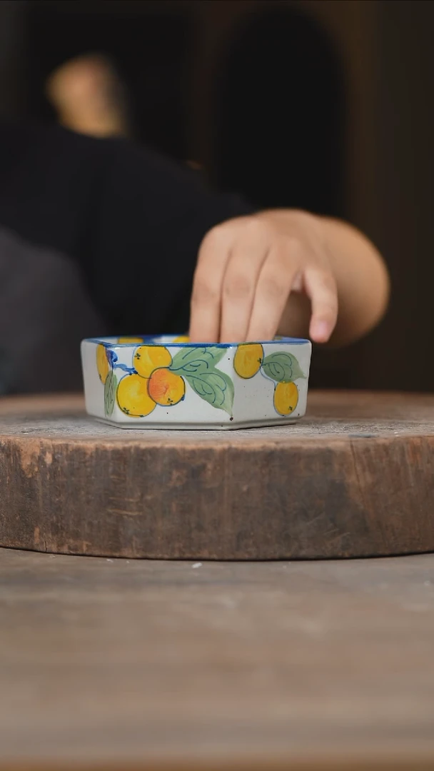 瓷片景德镇高温釉下彩（食品级）