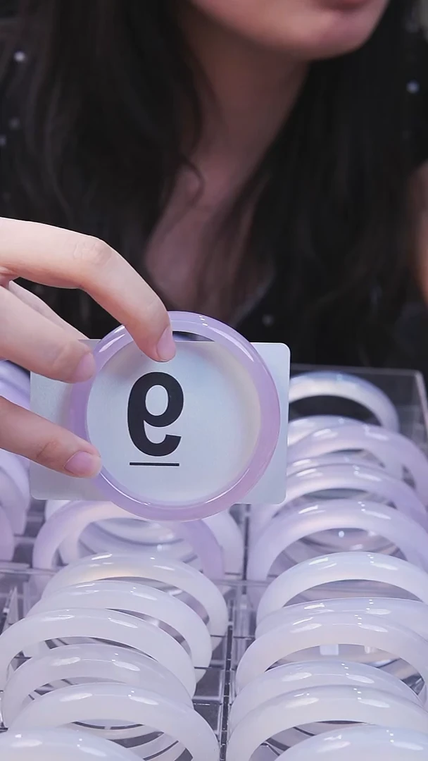 手镯玛瑙/玉髓未镶嵌9天然玛瑙手镯紫罗兰56圈口发一