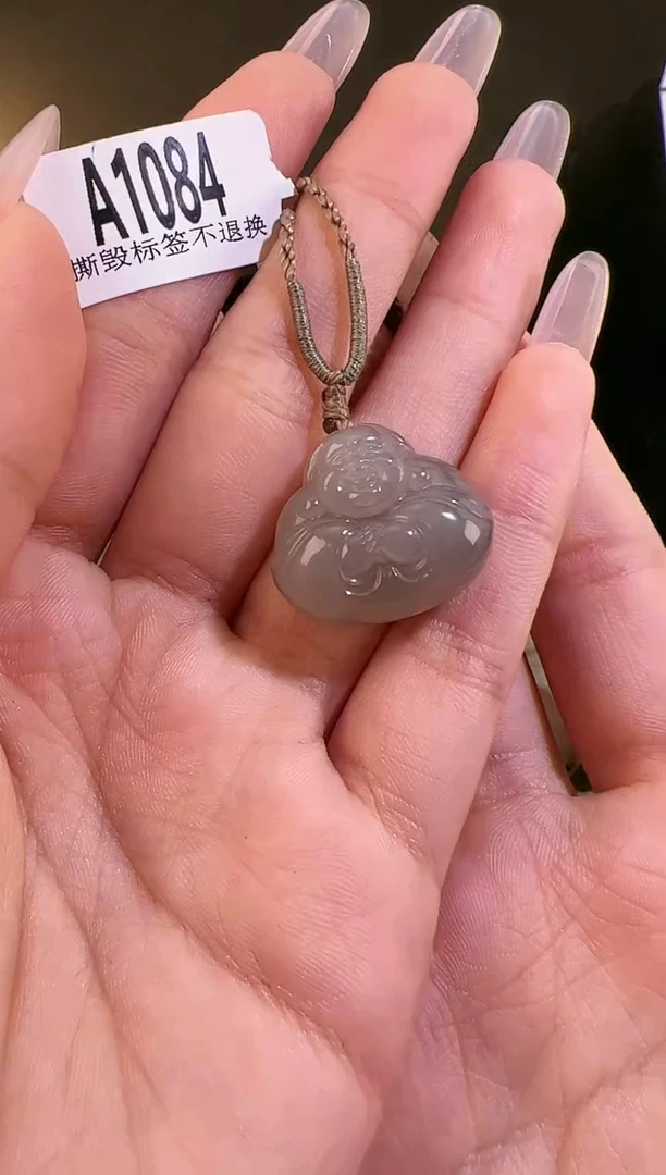 【闪购商品】和田玉颈饰未镶嵌抱抱佛带包容1084