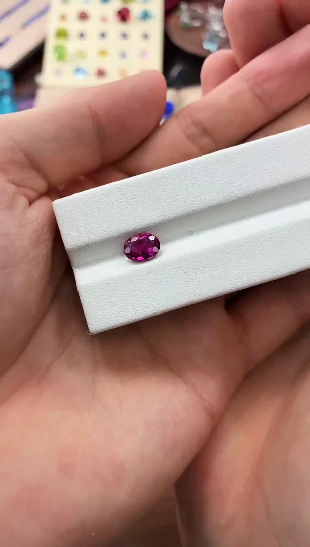 未镶嵌裸石碧玺天然卢比莱碧玺裸石一粒1.41克拉