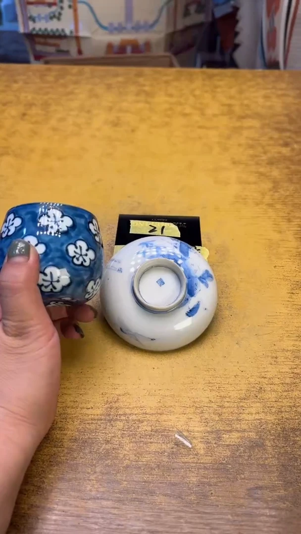 瓷器瓷器瑕疵瑕疵21毛垫碗