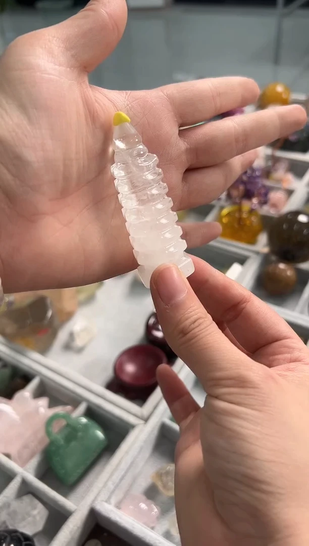 未镶嵌珠宝半成品水晶M667 约7.1cm