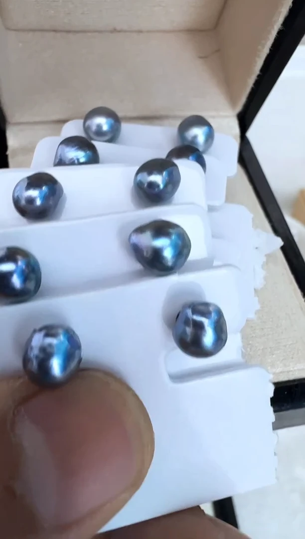 【闪购商品】海水珍珠耳饰银S925镶嵌巴洛克多样性发其一