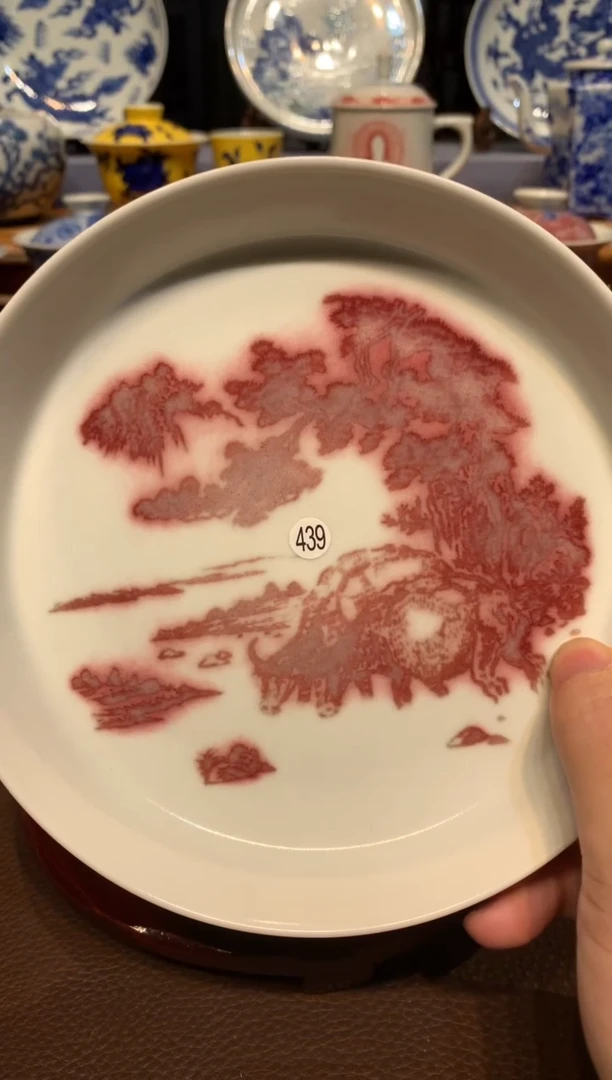 霸**露439釉里红壶承gr192