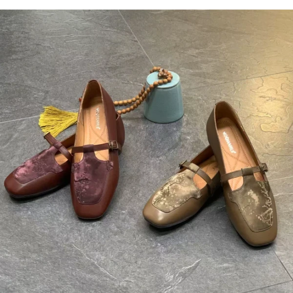 知羽.香云 复古国风早春新款百搭女鞋ZY8091315