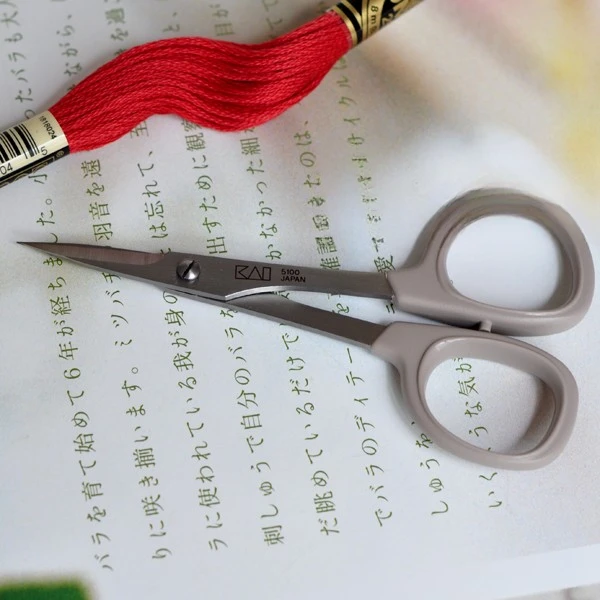日本进口金龟COTTON BOLL(KAI)拼布/刺绣用线剪