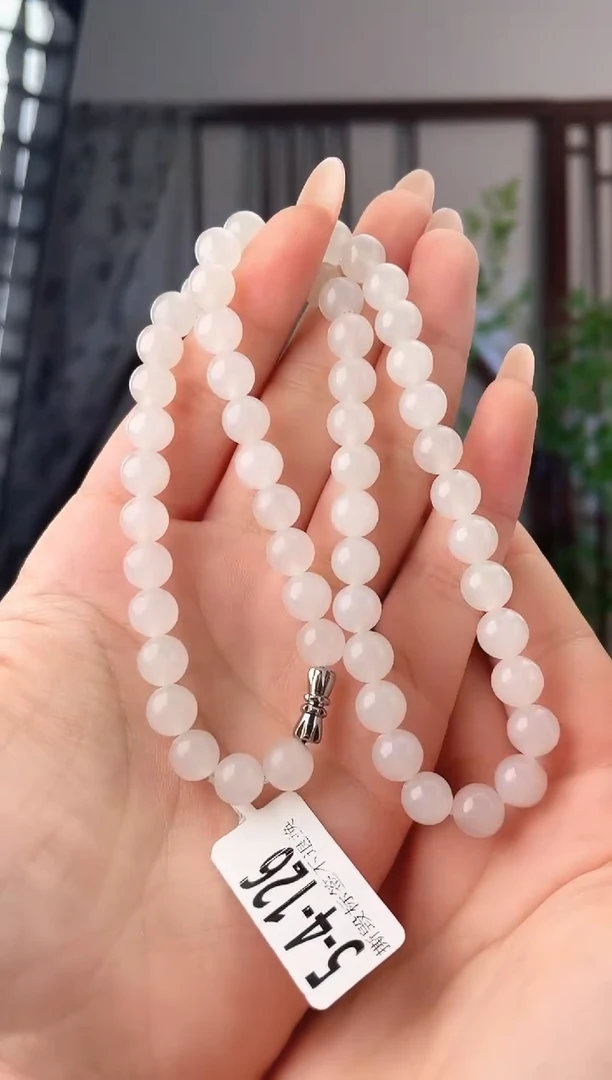 未镶嵌手串和田玉珠链  多样性发其一