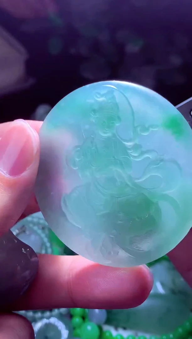 未镶嵌定制翡翠柳*#翡翠毛货定制