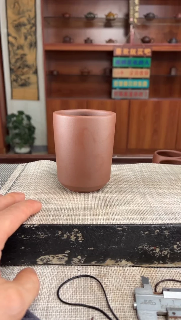 茶杯紫砂底槽清竖高光素主人杯泡沫装