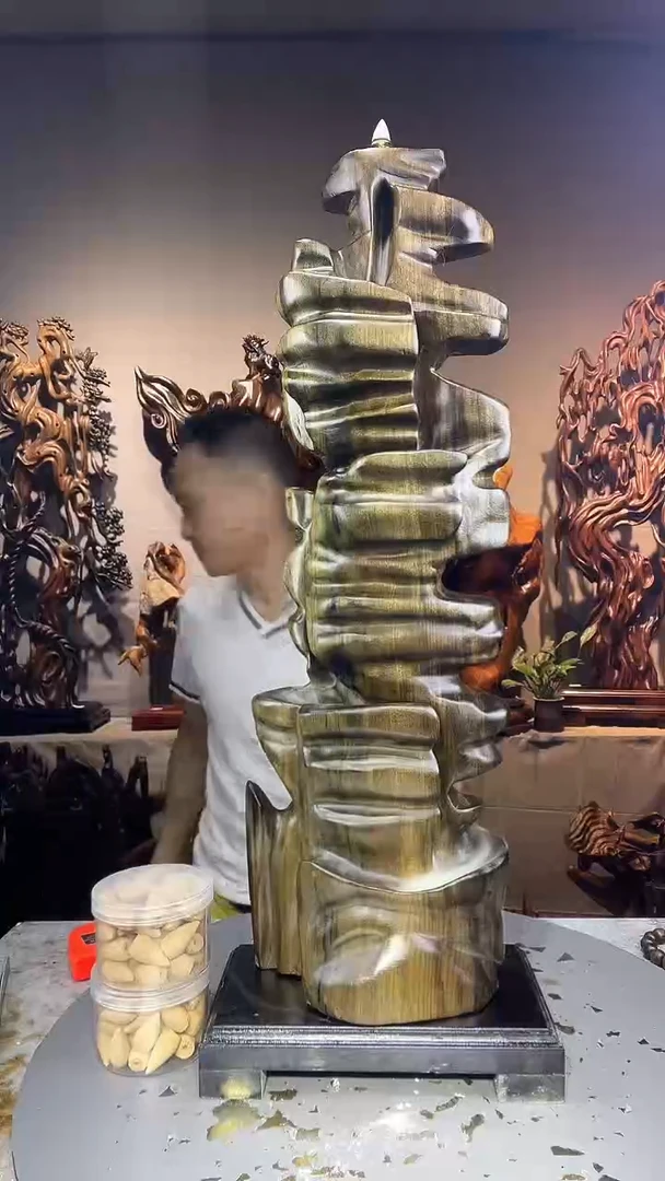 金丝楠芝****光小叶桢楠随行摆件22