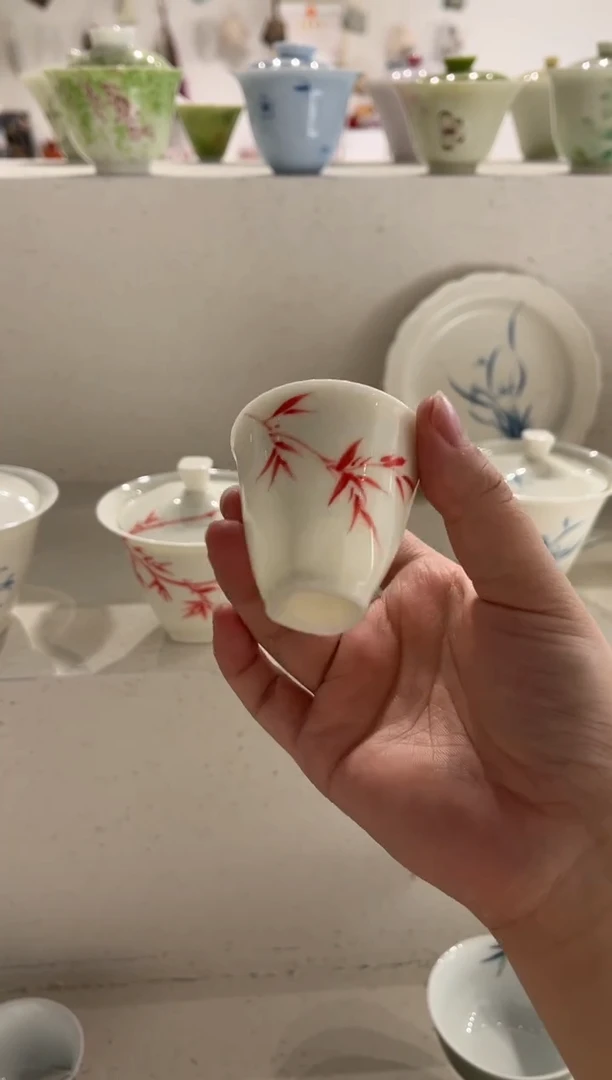 【闪购商品】玉泥-红竹-有方品茗杯
